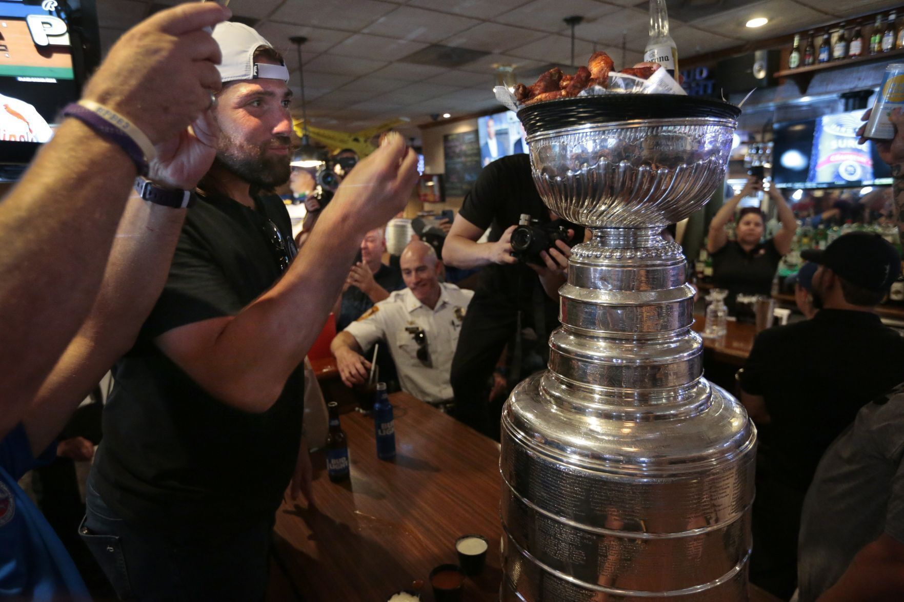 Pat Maroon brings home the Stanley Cup